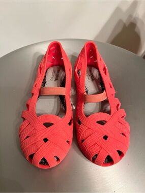 Mini Melissa + Jason Wu Coral Jelly Mary Jane Shoes Girls Size 11 Toddler